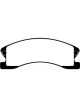 EBC For 99-04 Jeep Grand Cherokee 4.0 Akebono Ultimax2 Front Brake Pads
