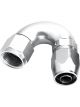 Aeroflow 550 Series Cutter Swivel 150 Degree Hose End -10AN Silver