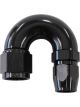 Aeroflow Cutter 180 Degree Stepped Hose End -8AN to -6 Black