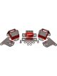 Energy Suspension Engine Transmission Mount For 69-71 Camaro Monte Carlo Red
