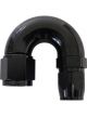 Aeroflow Cutter 180 Degree Stepped Hose End -10AN to -8 Black