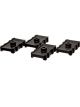 Energy Suspension Rear Leaf Spring Isolator Set For 73-78 Chrysler Black
