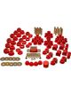 Energy Suspension Master Bushing Red Kit For 87-95 Jeep Wrangler YJ Hyper-Flex
