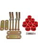 Energy Suspension Heavy Duty Shackle Set For 67-69 Chevy Camaro Red