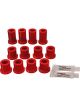Energy Suspension Front Spring/Shackle Bushing For 84-85 Toyota 4Runner Red