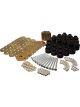 Energy Suspension Body Mount Black Set 1in Lift with Hardware