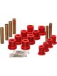 Energy Suspension Front Leaf Spring Bushing Red For Chev K-10 4 X 4