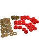 Energy Suspension Rear Spring Frame Shackle Kit Red