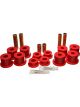 Energy Suspension Leaf Spring Bushing Red For Ford F-450 Set