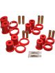 Energy Suspension Rear Control Arm Bushing Red Set Lower Cab with Thrust Washer