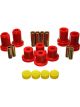 Energy Suspension Front Control Arm Bushing Red Set For F150 2WD