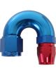 Aeroflow Cutter 180 Degree Stepped Hose -10AN to -12 Blue/Red