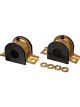 Energy Suspension Sway Bar Black Bushing Set Universal 1in Dia.