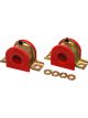 Energy Suspension Sway Bar Red Bushing Set Universal 1 1/16in Dia.
