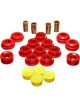 Energy Suspension Rear Trailing Bushing Arm Set For 02-04 Acura RSX Type S Red