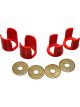 Energy Suspension Rear Subframe Insert For 89-94 Nissan 240SX S13 Red