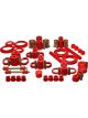 Energy Suspension Master Bushing Red Kit For 94-98 Ford Mustang Hyper-Flex
