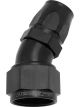 Aeroflow Cutter 30 Degree Stepped Hose End -16AN to -12 Black