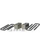 Fabtech For 11-19 GM C/K2500HD 2WD/4WD 1in Rear Leaf Spring Block & U