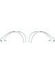 Fabtech For 07-18 Jeep JK 4WD Front & Rear Extended Brake Line Kit