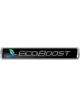 Ford Racing Black/Silver EcoBoost Emblem 3-1/2in x 9/16in Set of…