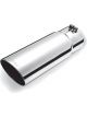 Gibson Round Single Wall Angle-Cut Tip 3in OD/2.5in Inlet/18in Length S…