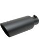 Gibson Round Dual Wall Slash-Cut Tip 5in OD/4in Inlet/12in Length Bla…