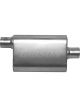 Gibson CFT Superflow Offset/Center Oval Muffler 4x9x13in/3in Inlet/3in…
