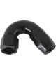 Aeroflow 570 One-Piece Full Flow 150 Degree Hose End -6AN Black