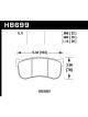 Hawk DTC-80 Brembo GT-3 Caliper Wide Annulus Race Brake Pads
