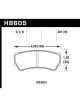 Hawk DTC-80 Brembo F3 16mm Race Brake Pads