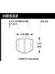 Hawk DTC-80 For 06-13 Chevy Corvette Z06 Rear Race Brake Pads