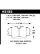 Hawk DTC-80 For 87-91 BMW 325i Front Race Brake Pads