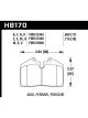 Hawk DTC-80 For 89-98 Porsche 911 Carrera 4 Rear Race Brake Pads