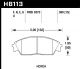 Hawk For 88-91 Honda Civic RT 4WD DTC-70 Front Race Brake Pads