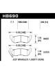 Hawk For 03-07 Jeep Liberty KJ 03-06 Jeep Wrangler w/ Rear Disc Bra…