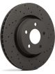 Hawk Talon For 2009 Pontiac Vibe Base Drilled and Slotted Rear Brake R…