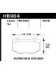 Hawk For 15-17 Ford Mustang Shelby GT350/GT350R HP+ Rear Brake Pads
