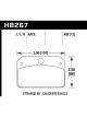 Hawk DTC-50 Brake Pads for Strange Caliper w/ 0.438in Center Hole