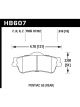 Hawk For 13-15 Chevy Caprice Street 5.0 Rear Brake Pads