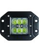 Hella Value Fit Flush Mount 3in 18W Cube Flood Beam LED Light