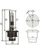 Hella HID Capsule D2R 12V 35W Bulb
