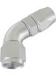 Aeroflow 570 One-Piece Full Flow 60 Degree Hose End -10AN Silver