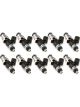 Injector Dynamics ID1050X Injectors 14mm Grey Adaptor Top Set…