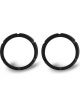 KC Hilites FLEX Series Coloured Bezel Rings Black Pack of 2