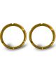 KC Hilites FLEX Series Coloured Bezel Rings Gold Pack of 2