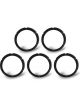 KC Hilites FLEX Series Coloured Bezel Rings Black Pack of 5
