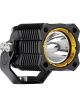 KC Hilites FLEX Single LED Light 10 Watts Spot Beam Pair Pack System Black