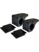KC Hilites Universal Tube Clamp Light Mount Bracket Set 1.25