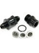 Aeroflow Inline Fuel & Oil Filter -3 inc 30, 80 & 150 Micron Element AF608-03BLK